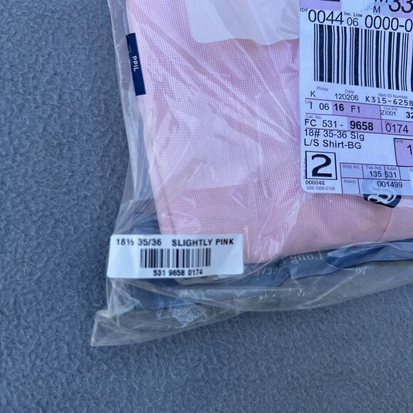 Lot of 3 NEW in Bag Stafford Wrinkle Free Dress Shirt Mens Size 18.5 35/36 - Picture 15 of 16